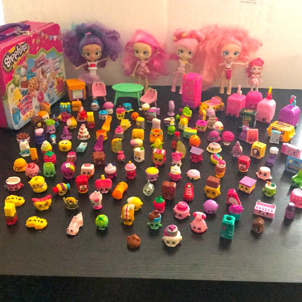 Shopkins dolls and mini figures lot